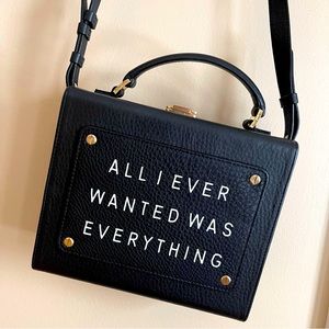 Meli Melo x Olivia Steele Art Bag in Black Leather